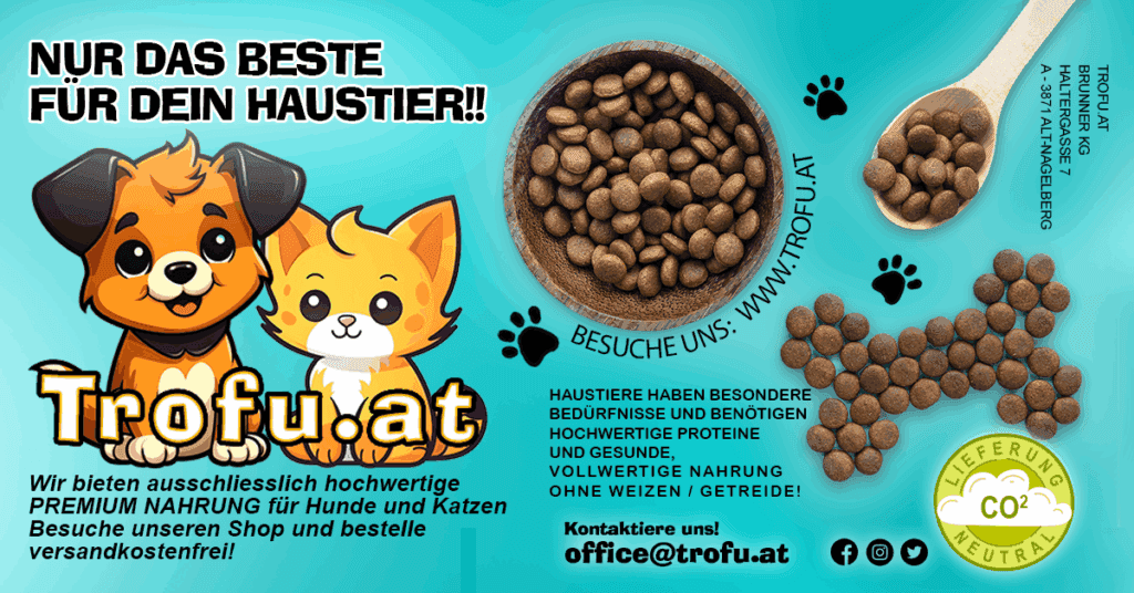 Hundefutter & Katzenfutter kaufen bei www.trofu.at